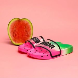 Puma + Sophia Webster Watermelon Slides, Candy Princess Flip Flops, Size 39 🍉🍭
